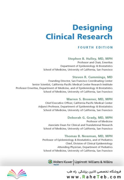 کتاب Designing Clinical Research