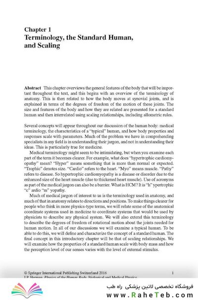Physics of the Human Body