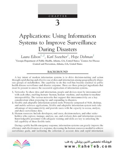 Disaster Epidemiology: Methods and Applications2017