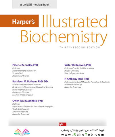 Harper's Illustrated Biochemistry, Thirty-Second Edition 32nd Edition