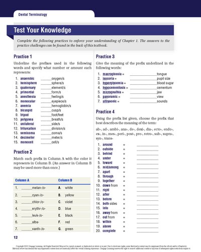 Dental Terminology 2021