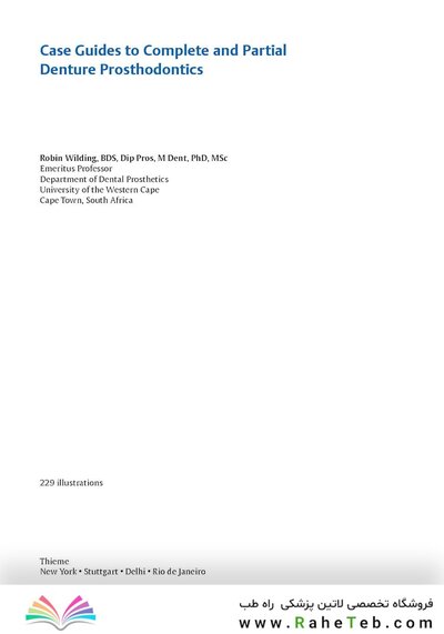 Case Guides to Complete and Partial Denture Prosthodontics 2020