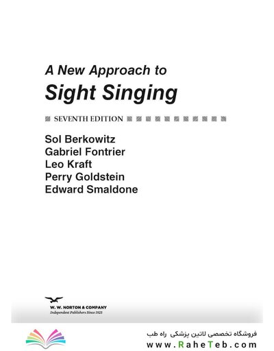A New Approach to Sight Singing Seventh Edition