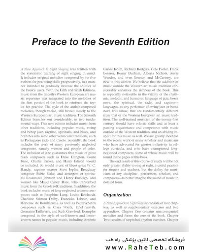 A New Approach to Sight Singing Seventh Edition