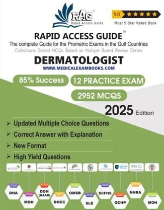 تخفیف Dermatologist MCQ Book | Prometric Exam Questions2025