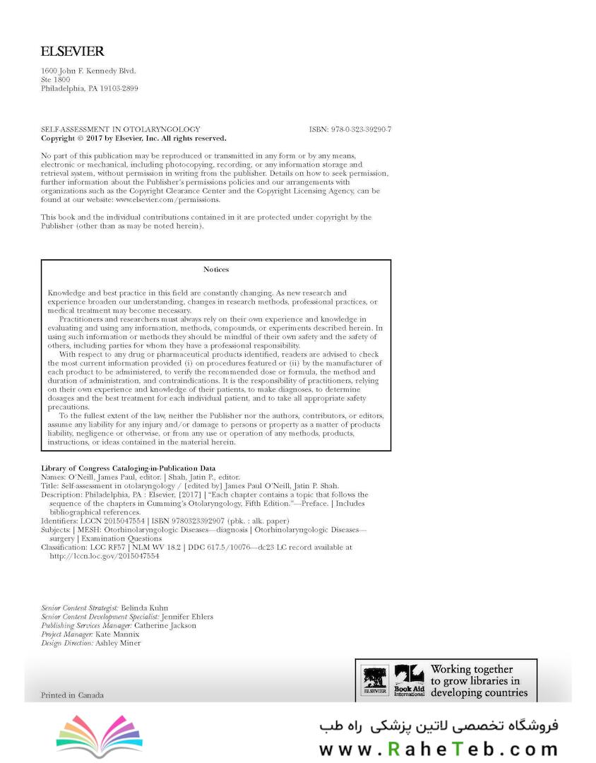 Self-Assessment in Otolaryngology
