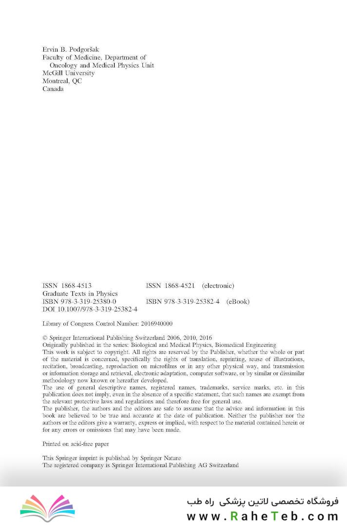 Radiation Physics for Medical Physicists