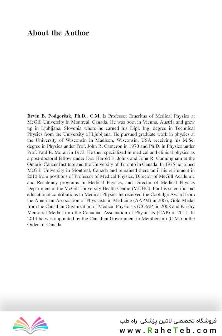 Radiation Physics for Medical Physicists