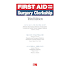 First Aid for the Surgery Clerkship, 3rd Edition 2017