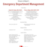 Strauss and Mayer’s Emergency Department Management 1st Edición