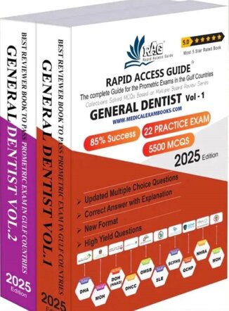 عکس Dental GP Book | General Dentist Prometric Exam Questions – 2025