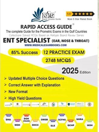 تخفیف ENT Specialist Book Prometric Exam Questions2025
